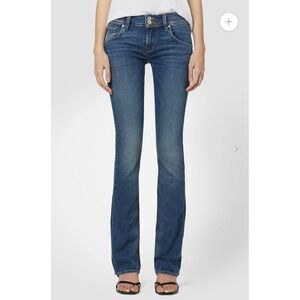 Hudson Beth Mid Rise Baby Boot Cut Women's Jeans 25 Missing One Button MSRP $195